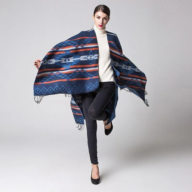 Poncho Bohème Chic