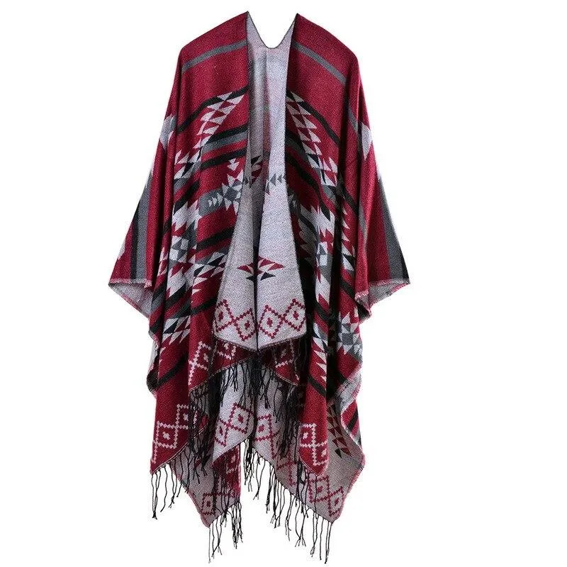Poncho Bohème Chic