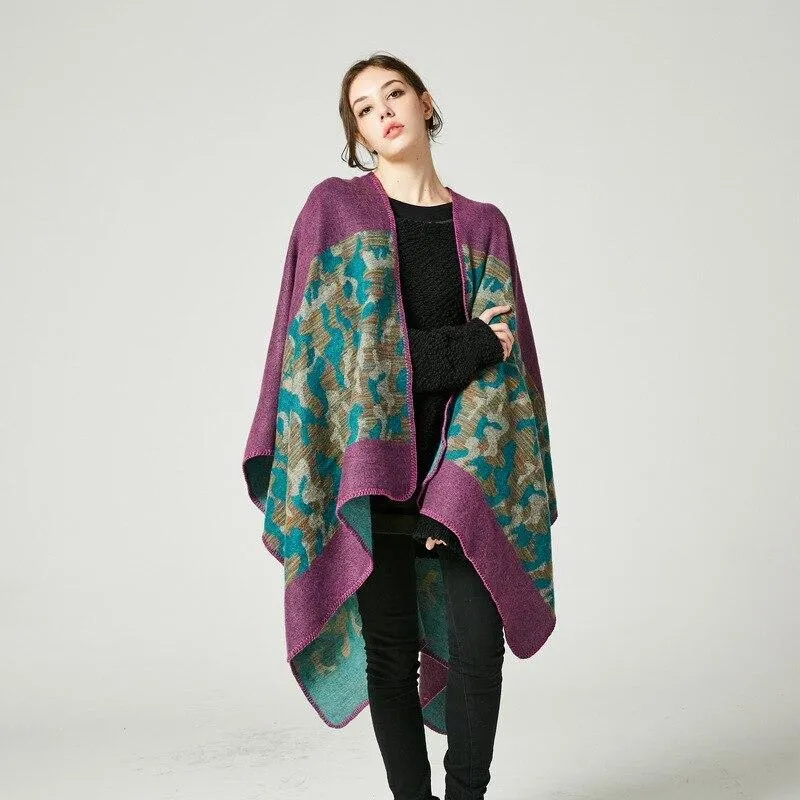 Poncho Chic Femme