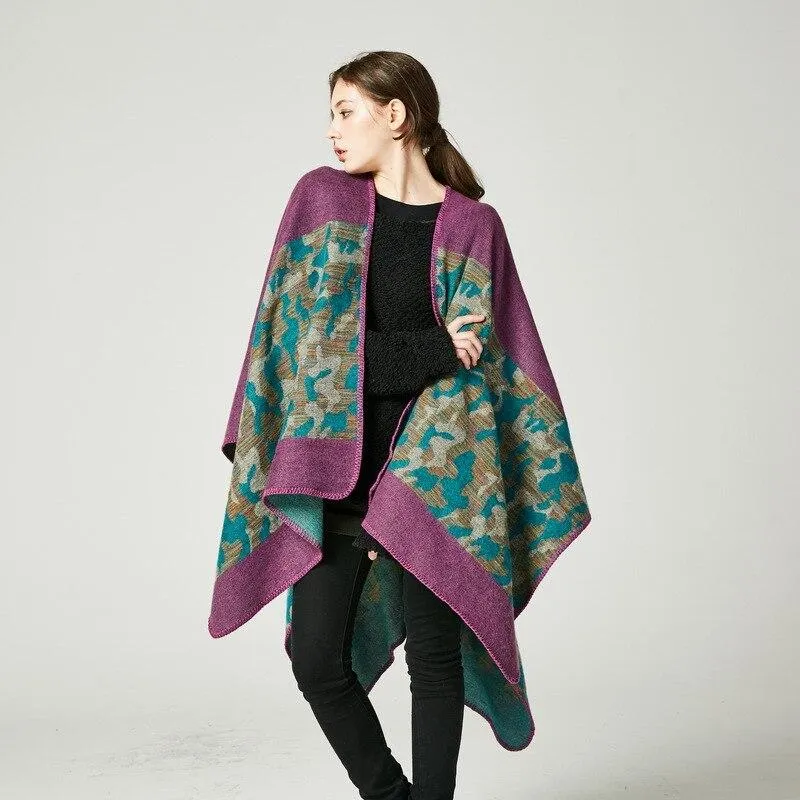 Poncho Chic Femme