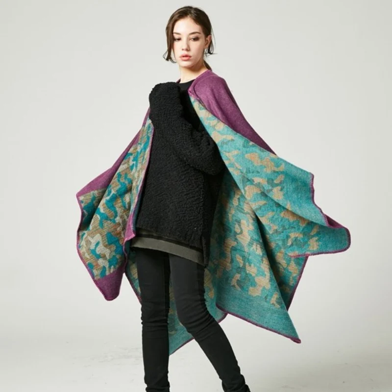 Poncho Chic Femme