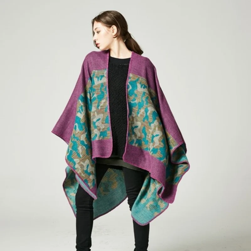 Poncho Chic Femme