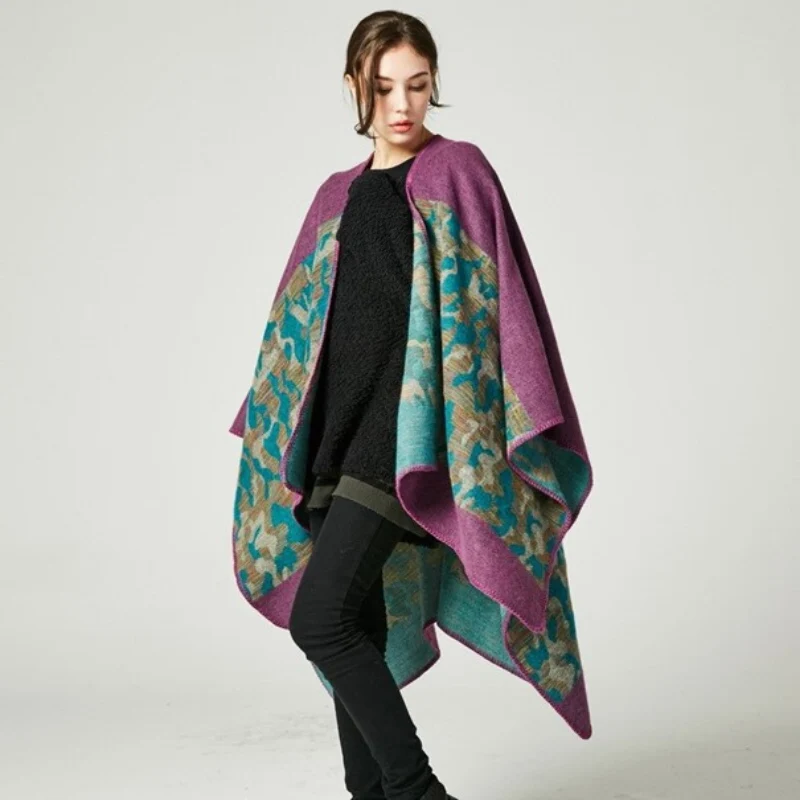 Poncho Chic Femme