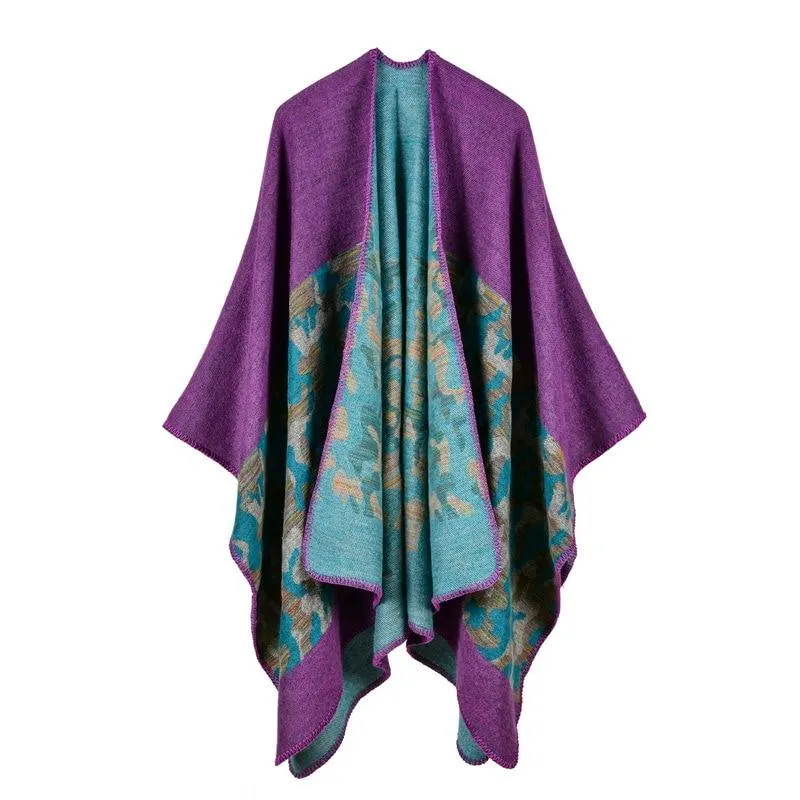 Poncho Chic Femme