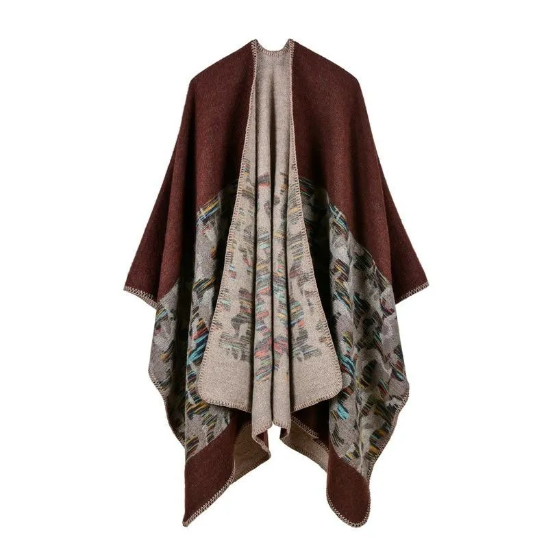 Poncho Chic Femme