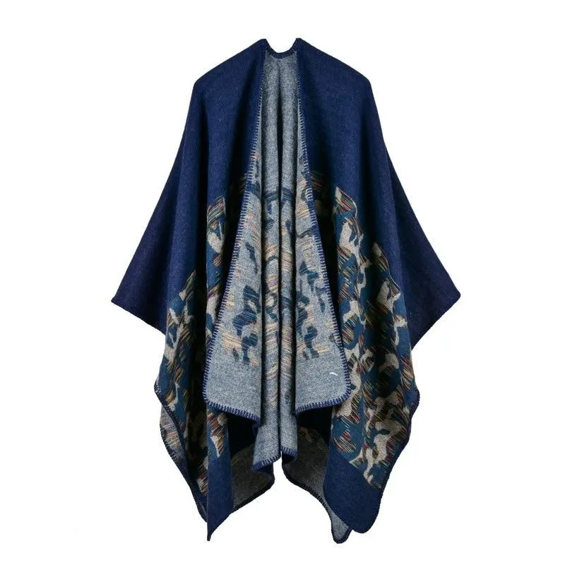 Poncho Chic Femme