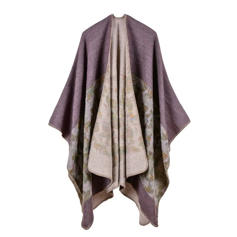 Poncho Chic Femme