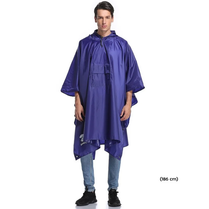 Poncho de Pluie Bleu