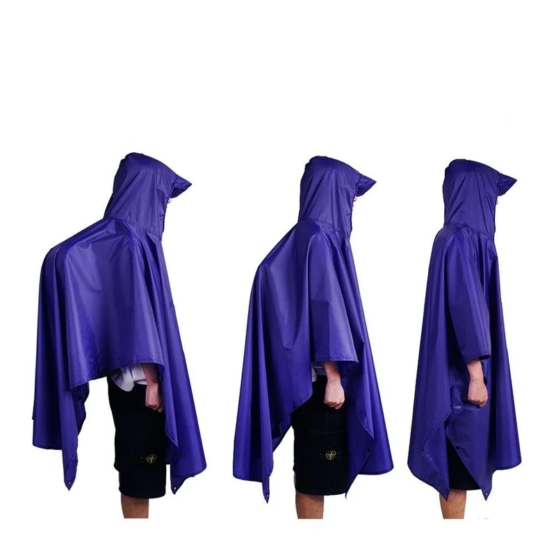 Poncho de Pluie Bleu