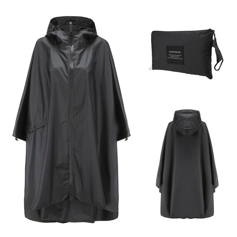 Poncho Pluie Noir