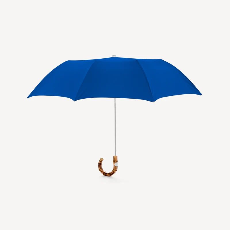 Parapluie pliable Whangee - Bleu royal