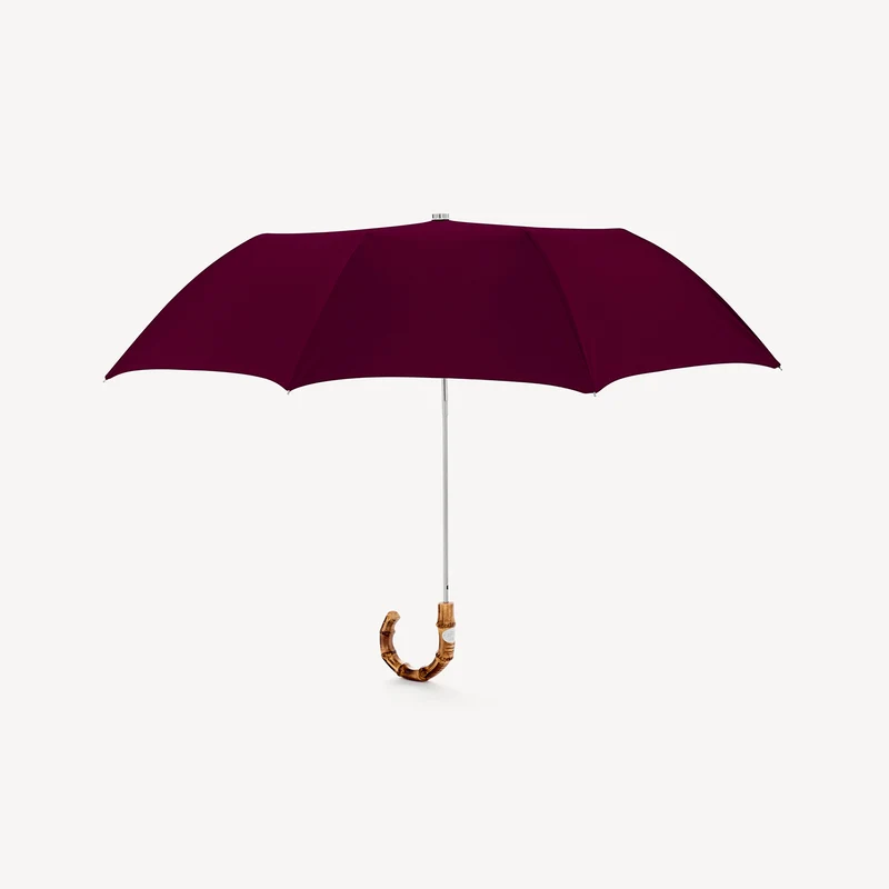 Parapluie pliable Whangee - Bordeaux