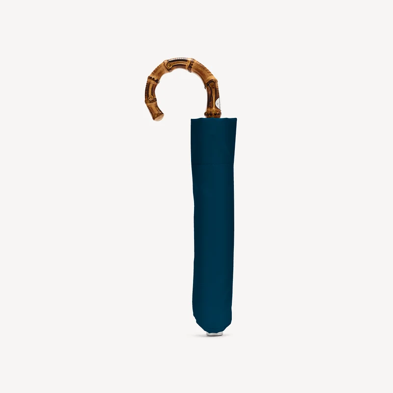 Parapluie pliable Whangee - Bleu pétrole