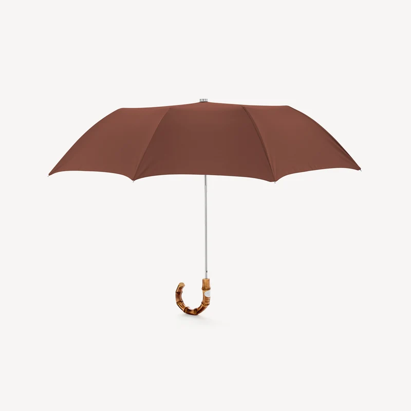 Parapluie pliable Whangee - Noisette