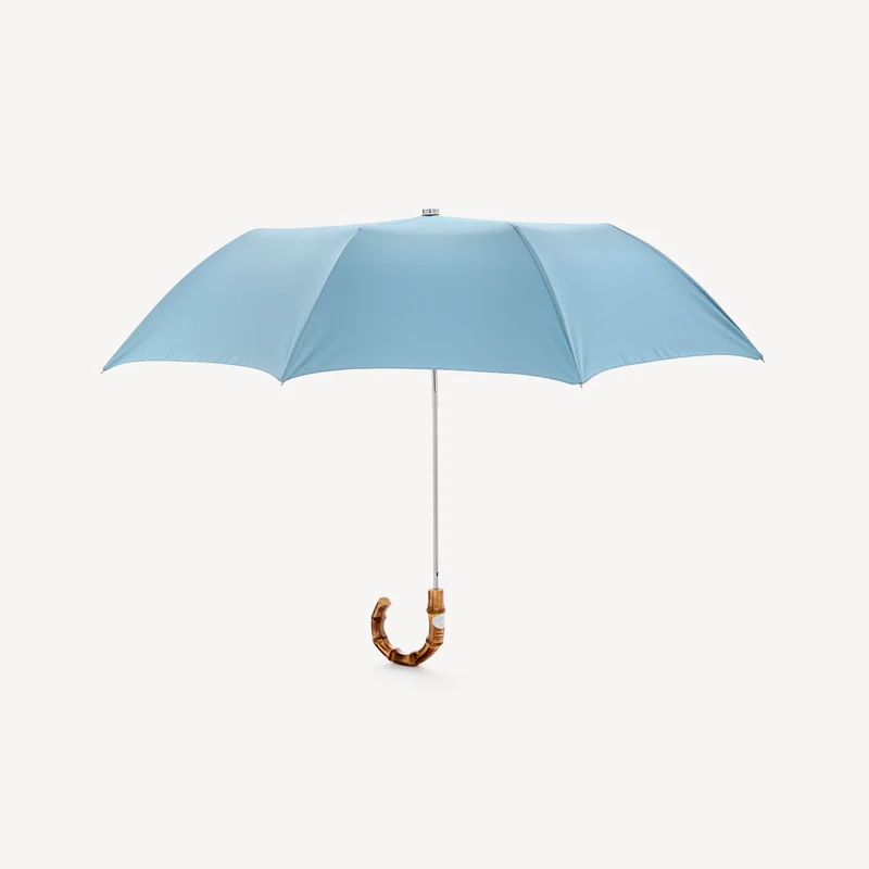 Parapluie pliable Whangee - Bleu clair