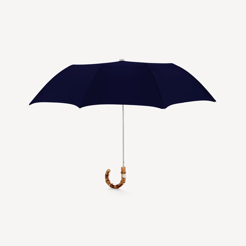 Parapluie pliable Whangee - Bleu marine