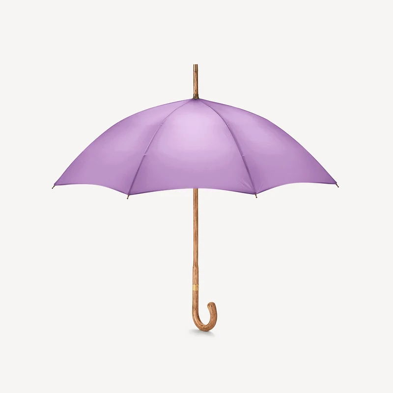 Parapluie en noyer pour femme - Lilas