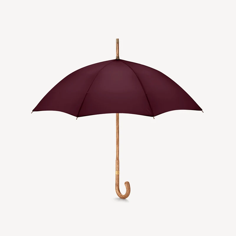 Parapluie en noyer pour femme - Bordeaux