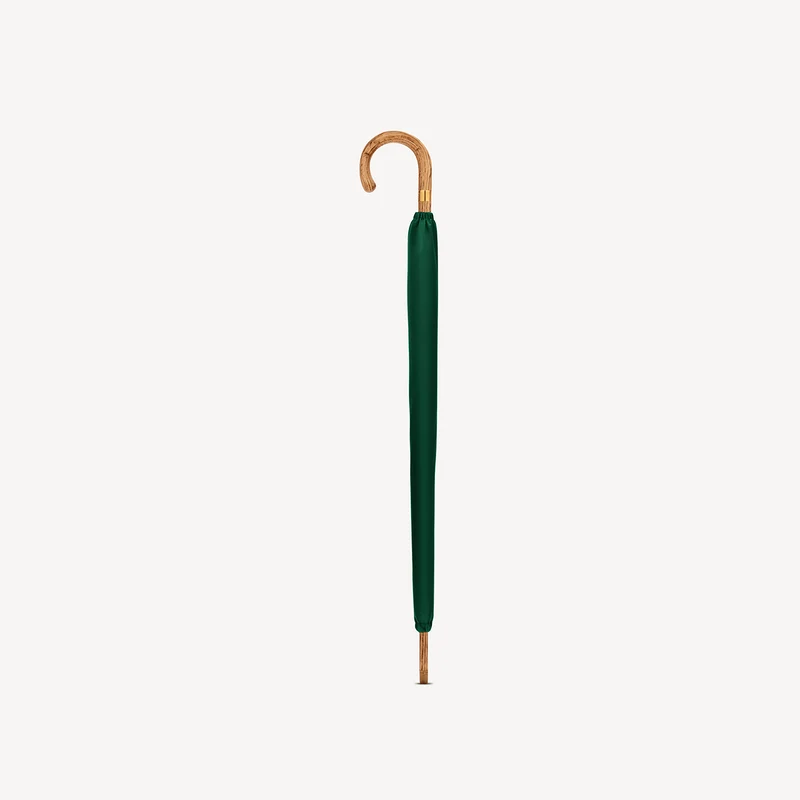 Parapluie en noyer pour femme - Vert jaguar