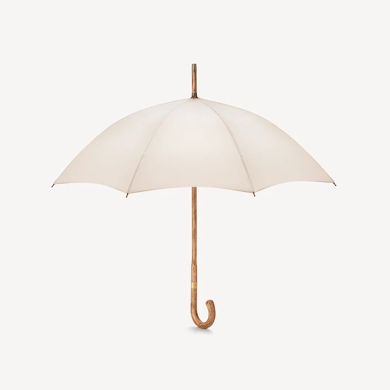Parapluie en noyer pour femme - Crème