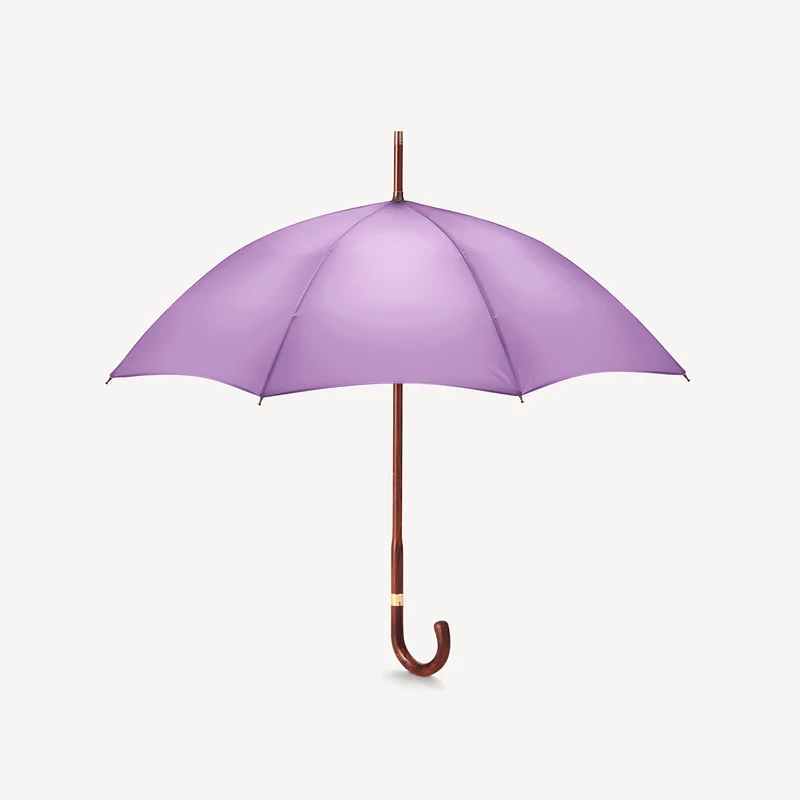 Parapluie rayé pour femme - Lilas