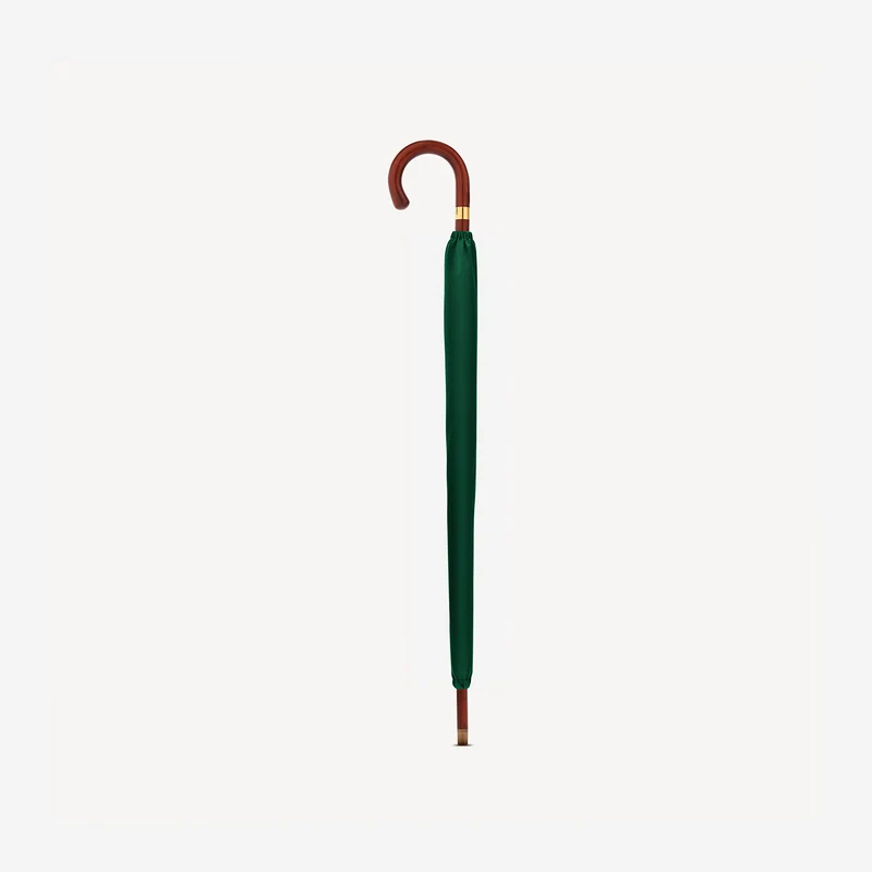 Parapluie rayé pour femme - Vert jaguar