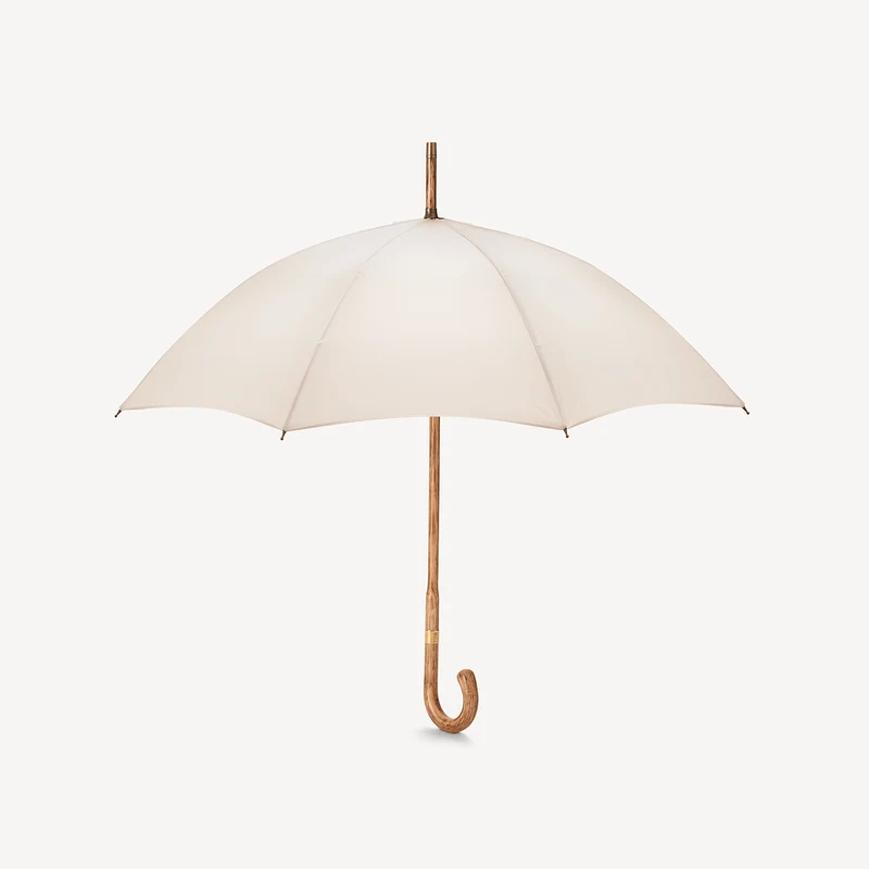 Parapluie en chêne pour femme - Crème