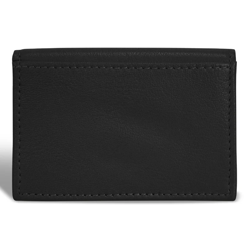 Onyx / Leather Card Case *Drop Ship*