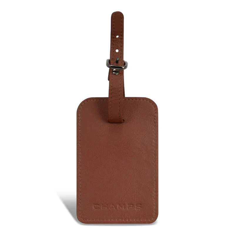 Onyx / Leather Luggage Tags *Drop Ship*