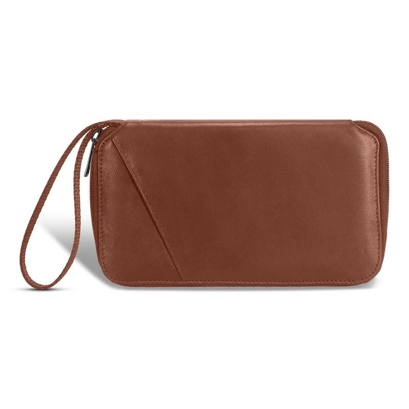 Onyx / Leather Multi Passport Case *Drop Ship*