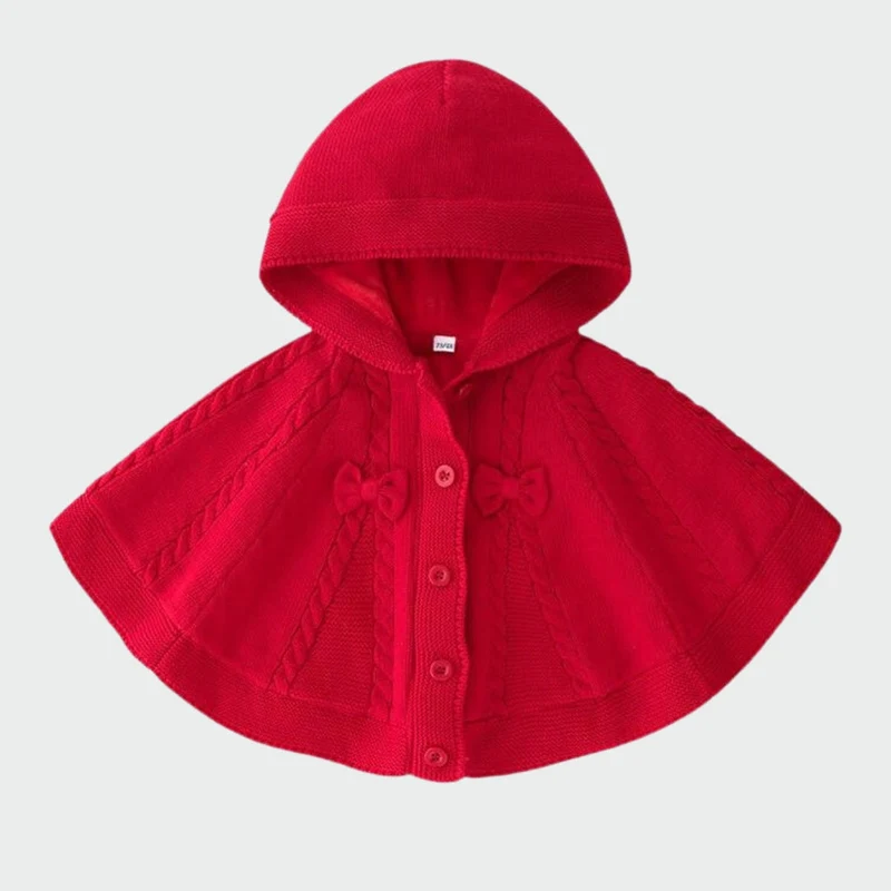 Poncho Bébé Tricot