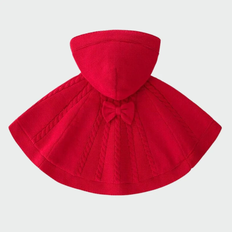 Poncho Bébé Tricot