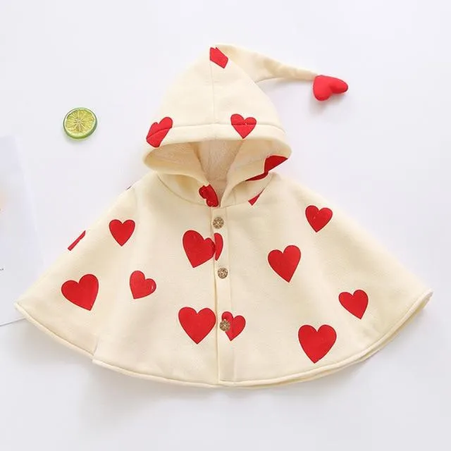 Poncho Polaire Bébé Fille