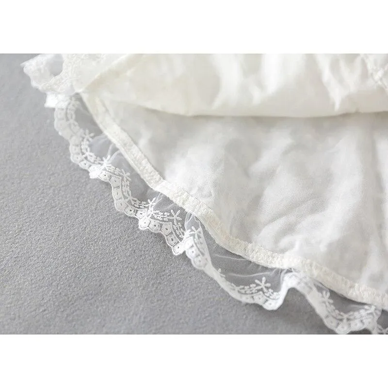 Poncho Blanc Bébé
