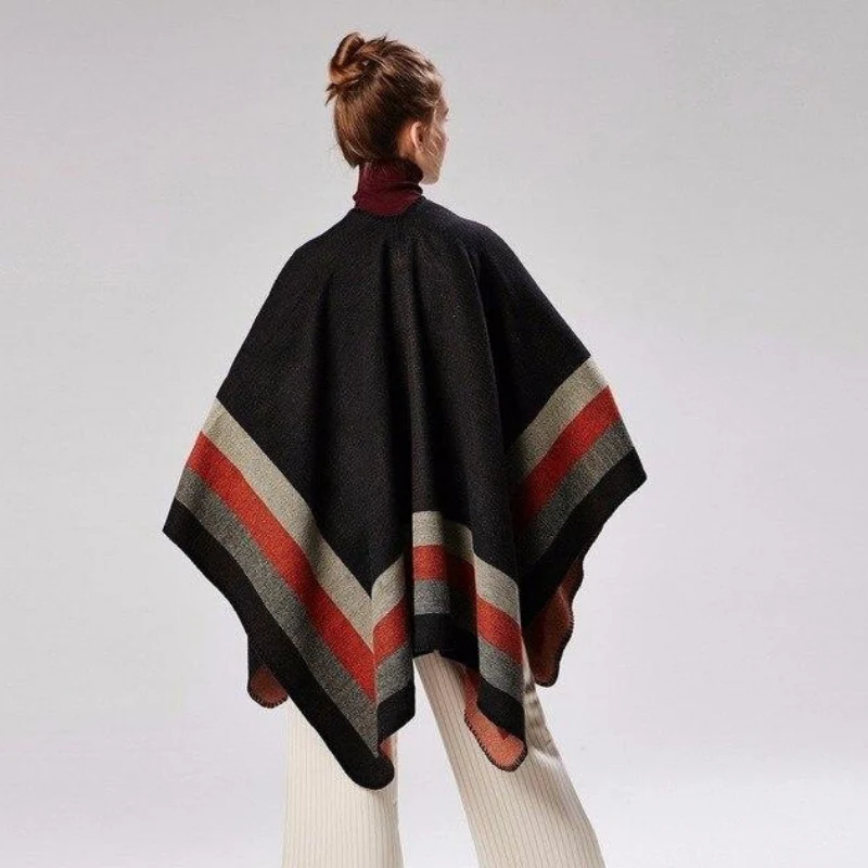 Cape Poncho Femme Hiver