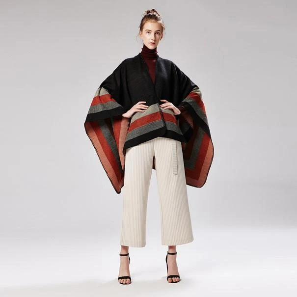 Cape Poncho Femme Hiver