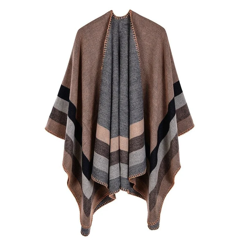 Cape Poncho Femme Hiver