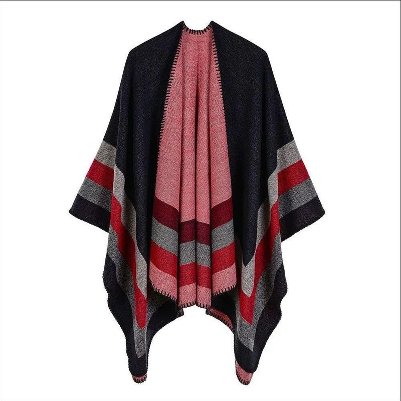 Cape Poncho Femme Hiver