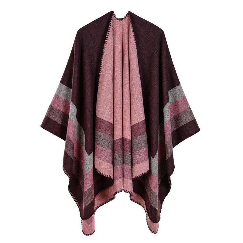 Cape Poncho Femme Hiver