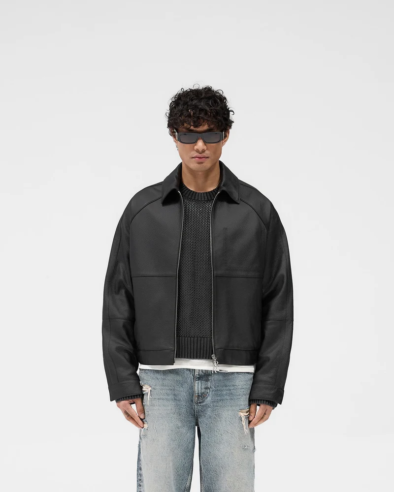 Overdrive Leather Jacket - Black