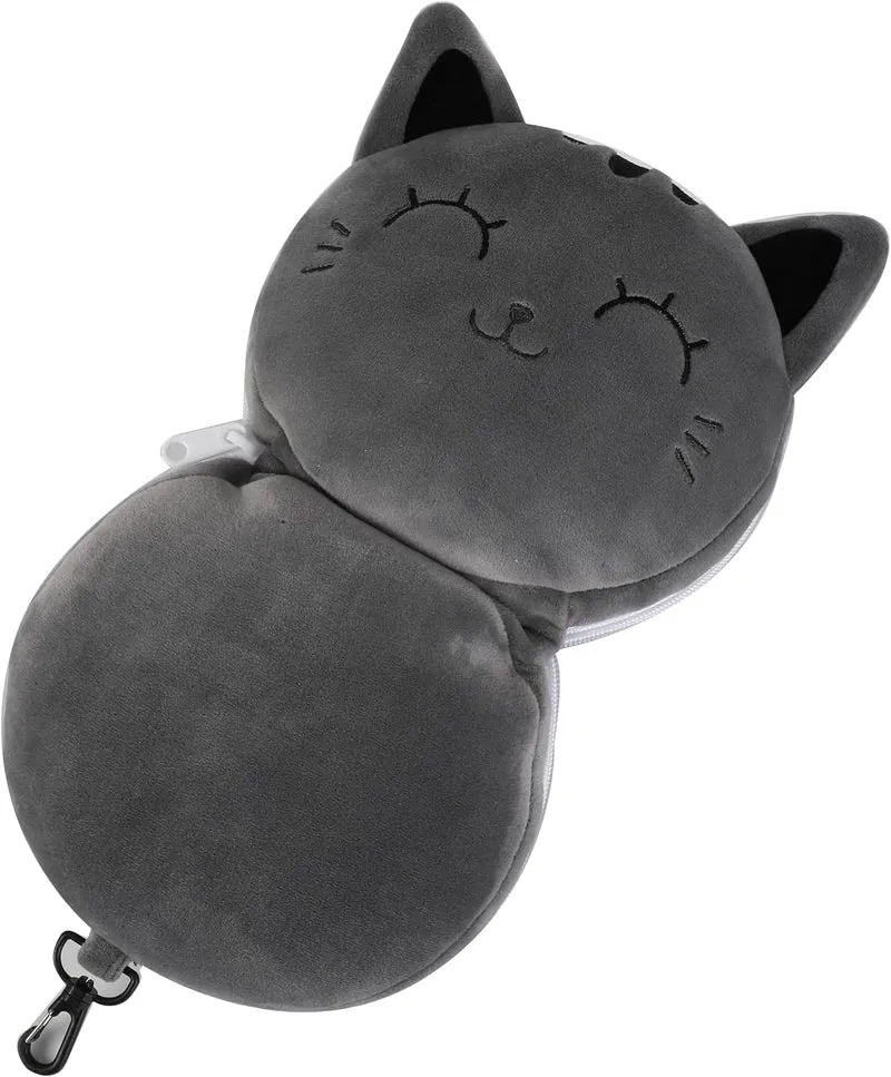 Oreiller avec masque de sommeil