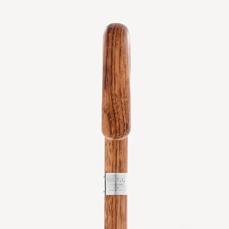 Parapluie en noyer pour homme - Bleu marine français