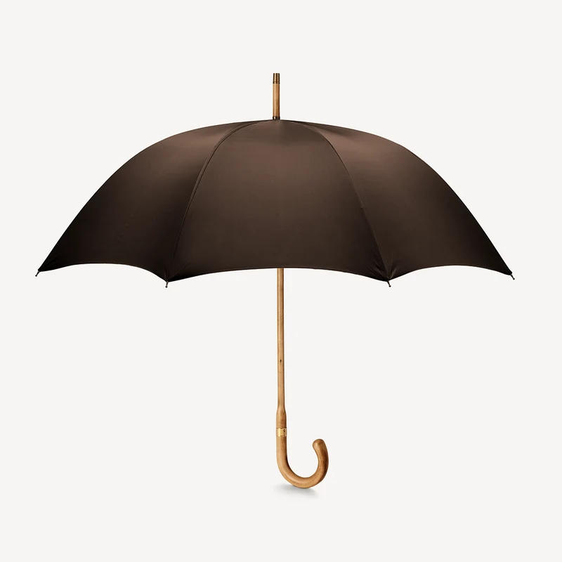 Parapluie en érable pour homme - Marron