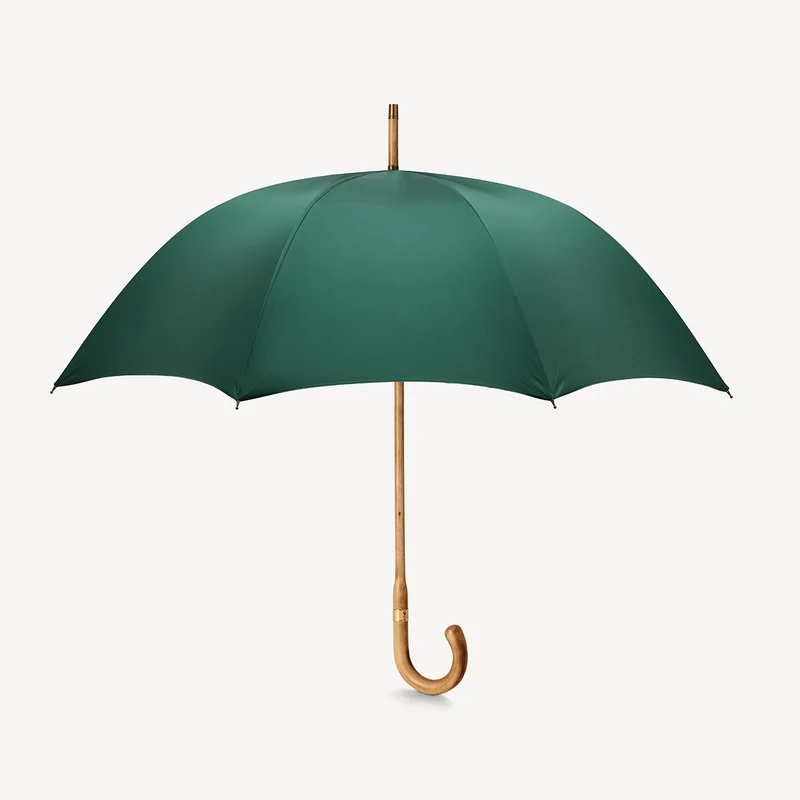 Parapluie en érable pour homme - Vert jaguar