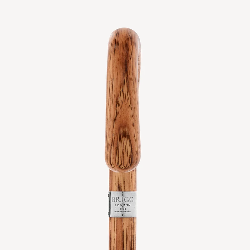 Parapluie en chêne pour homme - Bleu marine français
