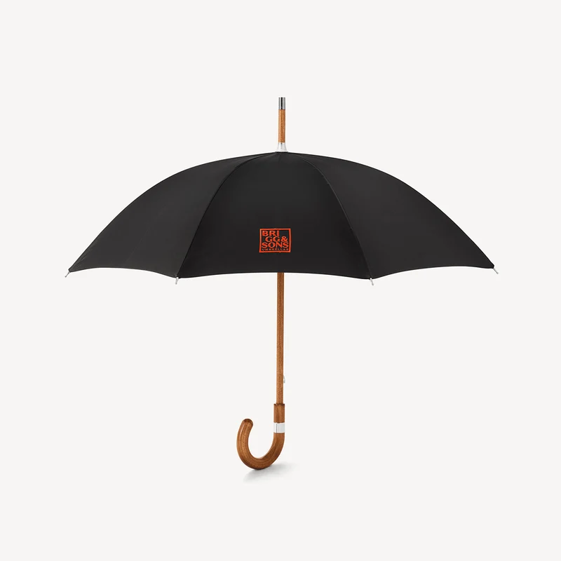 Parapluie en érable pour enfants - Noir