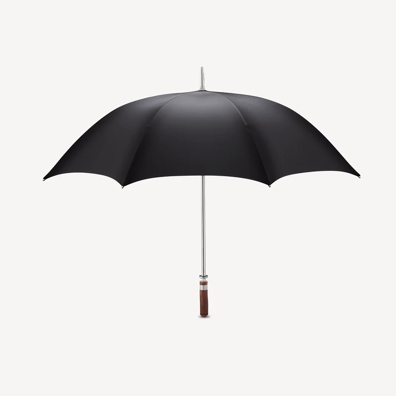 Parapluie de golf à poignée droite - Noir