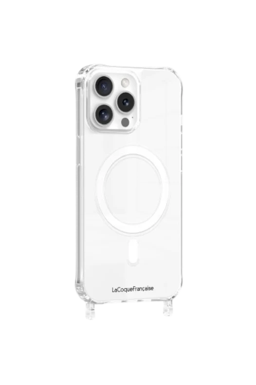 Coque anneaux transparente iPhone Magsafe
