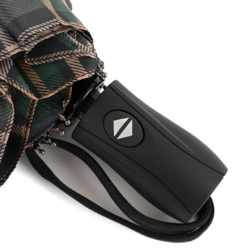 Tracker Plaid print short Umbrella