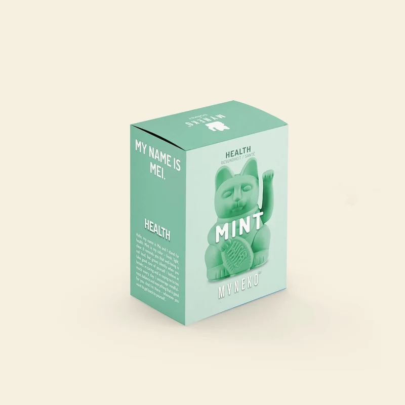 Mini Lucky Cat - Menthe